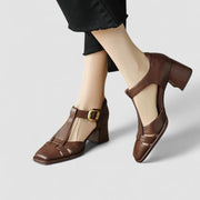 Alina | Tacchi Block T-Strap