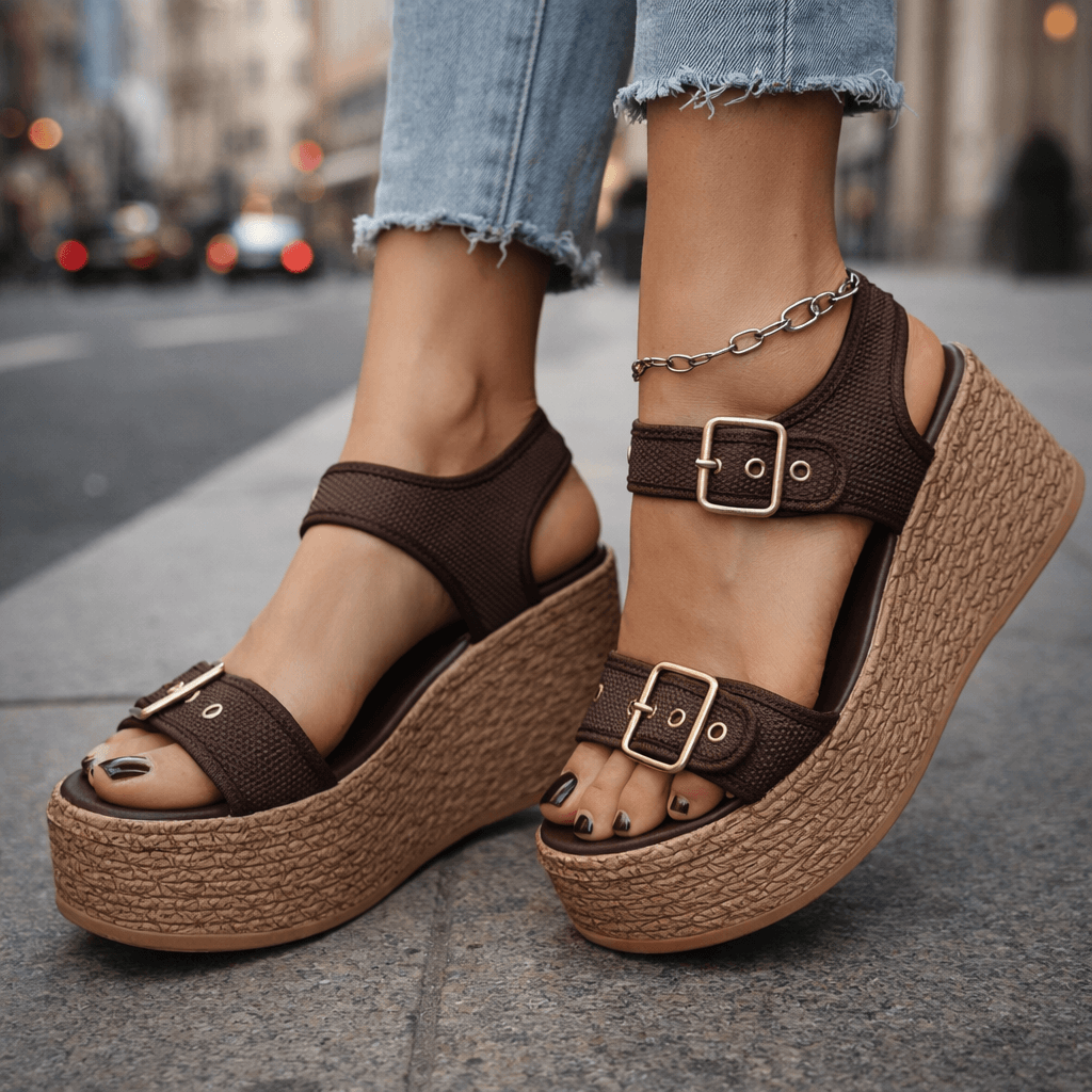 Naia Wedge con Fibbia