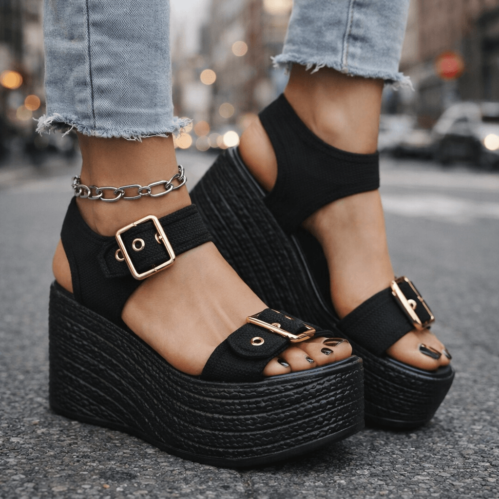 Naia Wedge con Fibbia