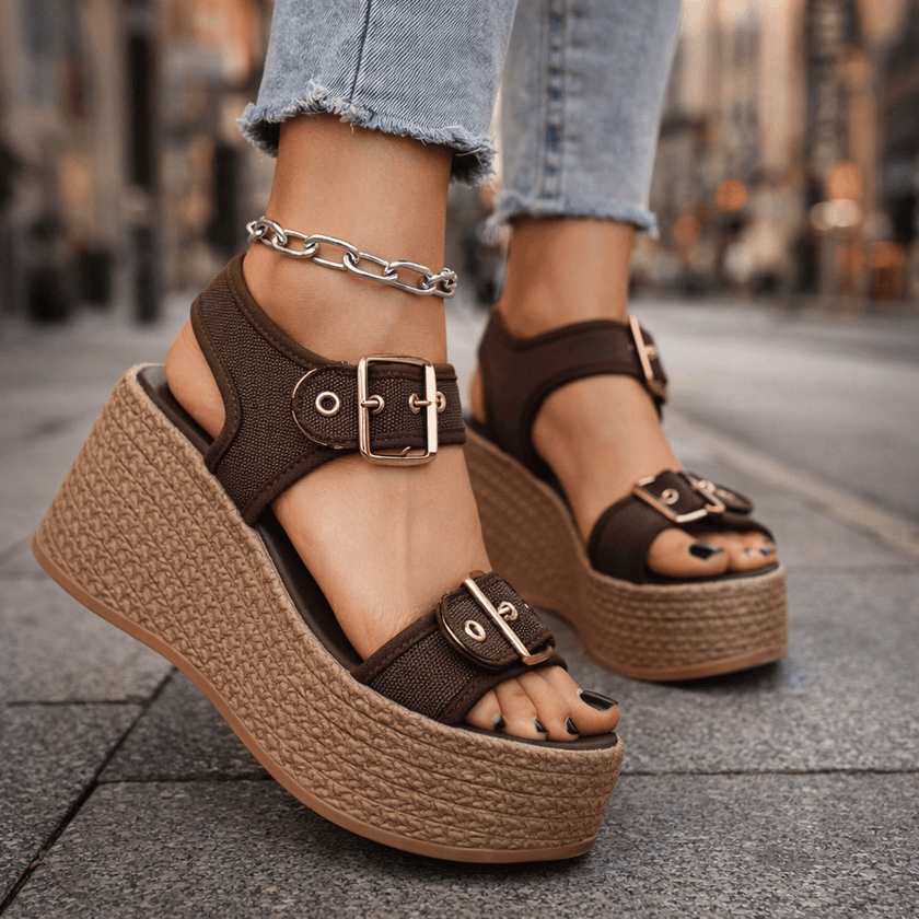 Naia Wedge con Fibbia