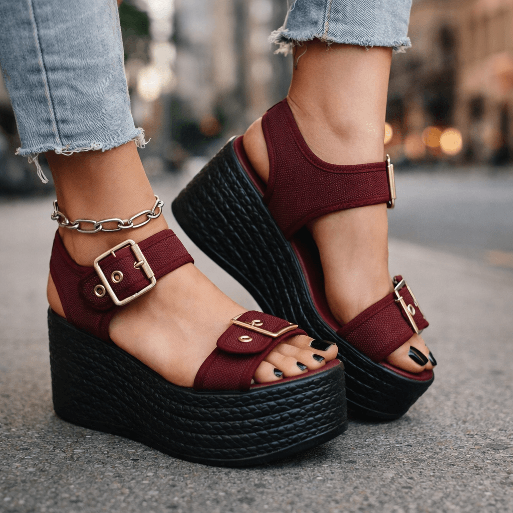 Naia Wedge con Fibbia