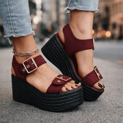 Naia Wedge con Fibbia